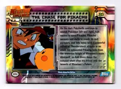 The Chase For Pikachu 28 Topps Mewtwo Strikes Back Pokemon Moderate Play+ - Image 3