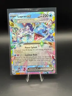 Pokemon TCG | Lapras ex 032/142 Sv07: Stellar Crown Holo Pack Fresh NM+ - Image 1