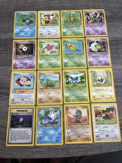 Pokemon Neo Discovery Lot Of 16 Cards - Image 1