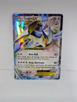 💥 Pokemon XY Ancient Origins Lugia EX 68/98 Ultra Rare TCG Holo Card 2015 - Image 1