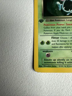 Dark Golbat 7/82 1st Edition Rare Holo Team Rocket PSA WOTC Vintage Pokemon - Image 2