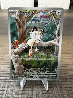 Pokemon TCG Meowth 106/094 IR Phantasmal Flames ME Near Mint New - Image 1