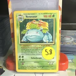 Pokemon Venusaur Base Set 15/102 Holo 1999-2000 Holo Rare - Image 1