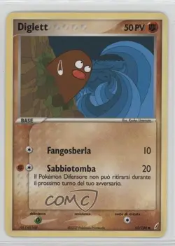 Diglett French Pokemon EX Crystal Guardians #50 2006 - Image 1