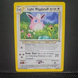 Light Wigglytuff 54/105 Pokemon Neo Destiny Uncommon Non Holo 2002 - Image 1