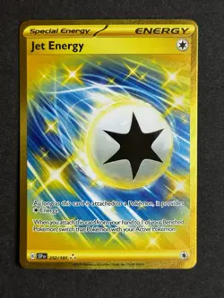 Jet Energy 252/191 Surging Sparks Gold Secret Rare Pokemon TCG NM/Near Mint - Image 1