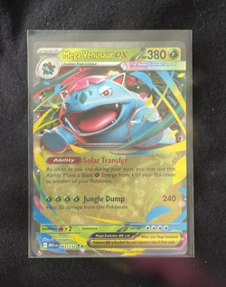 Mega Venusaur ex 003/132- Pokemon TCG: Mega Evolution - Double Rare Holo MINT! - Image 1