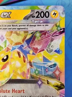 Pikachu ex 57/191 Double Rare Pokemon TCG SV08: Surging Sparks NM - Image 3