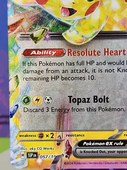 Pikachu ex 57/191 Double Rare Pokemon TCG SV08: Surging Sparks NM - Image 5
