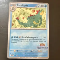 The Pokemon Company Feraligatr 213 180HP Promo Illustration Contest 2024 SvP Po… - Image 2