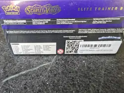 Pokemon scarlet and violet elite trainer box, unopened, sealed, purple box - Image 2