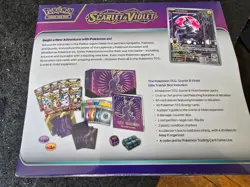 Pokemon scarlet and violet elite trainer box, unopened, sealed, purple box - Image 3