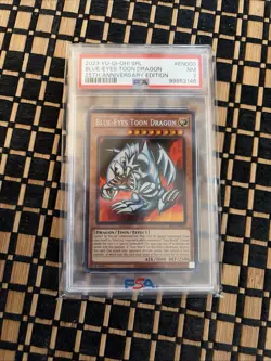 Yu-Gi-Oh! TCG Blue-Eyes Toon Dragon 25th Reprint Spell Ruler PSA 7 - Image 1