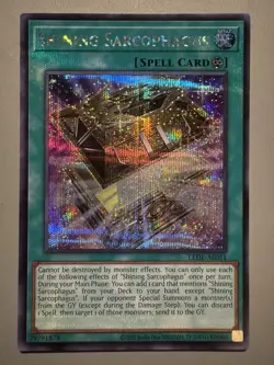 YUGIOH SHINING SARCOPHAGUS ASIA ENGLISH EDITION LEDE-AE051 SECRET RARE - Image 1
