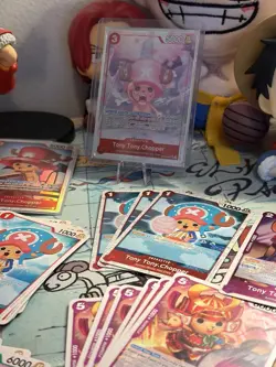 One Piece Tcg Chopper card Lot - Image 1