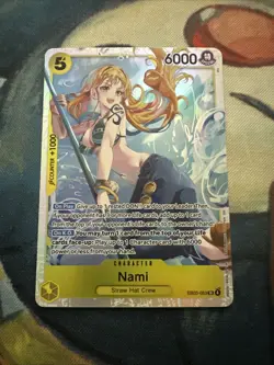 One Piece CCG Nami SR EB03-053 NM English Heroine Edition - Image 4