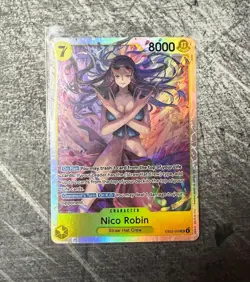 One Piece CCG Nico Robin SR EB03-055 NM English Heroine Edition - Image 1