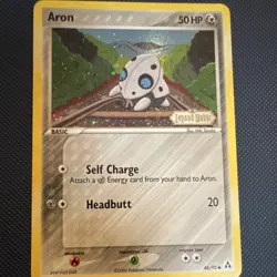 The Pokemon Company Aron 48/92 50HP Legend Maker Reverse Holo Pokemon TCG Card - Image 1