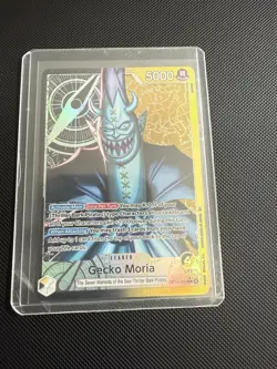 Bandai One Piece Card Game Gecko Moria OP14-080 Leader 5000 English - Image 1