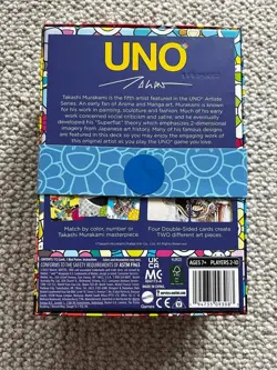 TAKASHI MURAKAMI UNO ARTISTE SERIES CARD GAME LIMITED EDITION MATTEL SOLD OUT! - Image 2