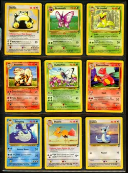 2000 Pokemon BASE SET 2 Edition COMPLETE Non Holo Cards Lot #21-130 Rare + MINT - Image 3