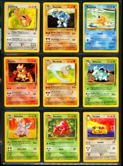 2000 Pokemon BASE SET 2 Edition COMPLETE Non Holo Cards Lot #21-130 Rare + MINT - Image 5