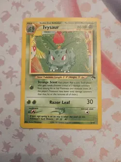 Pokemon Ivysaur Card 5/18 Southern Islands Rare MP - Image 1