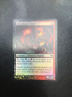 MTG SHADOWMOOR * Manaforge Cinder Near Mint FOIL - Image 1