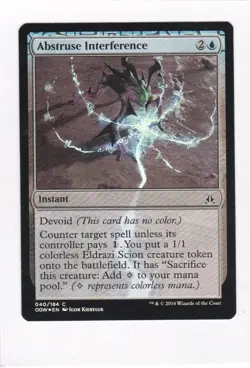 Magic: MTG: Oath of the Gatewatch: Foil: Abstruse Inteference - Image 1