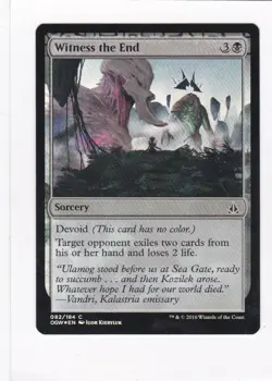 Magic: MTG: Oath of the Gatewatch: Foil: Witness the End - Image 1