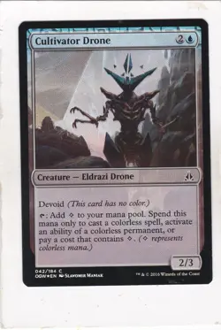Magic: MTG: Oath of the Gatewatch: Foil: Cultivator Drone - Image 1