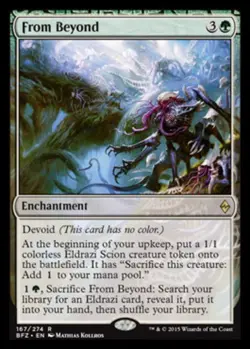 x1 From Beyond R MTG Battle For Zendikar M/NM, English - Image 1