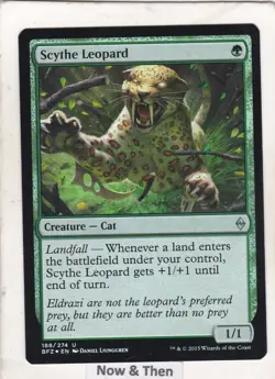 Magic: MTG: Battle for Zendikar: Foil: Scythe Leopard - Image 1