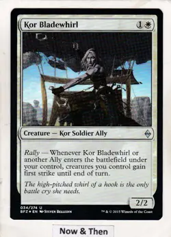 Magic: MTG: Battle for Zendikar: Foil: Kor Bladewhirl - Image 1