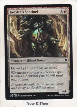 Magic: MTG: Battle for Zendikar: Foil: Kozilek's Sentinel - Image 1