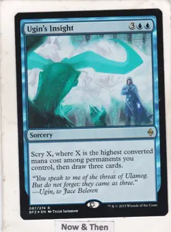MTG: Battle for Zendikar: FOIL: Ugin's Insight - Image 1