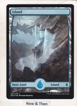Magic: MTG: Battle for Zendikar: Foil: Island #257 - Image 1