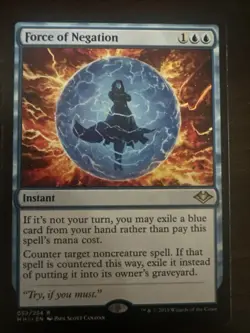 Force of Negation – Modern Horizons MH1 – Near Mint NM – MTG Magic the Gathering - Image 1