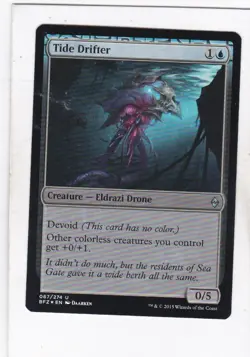 Magic: MTG: Battle for Zendikar: Foil: Tide Drifter - Image 1