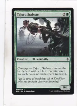 Magic: MTG: Battle for Zendikar: Foil: Tajuru Stalwart - Image 1