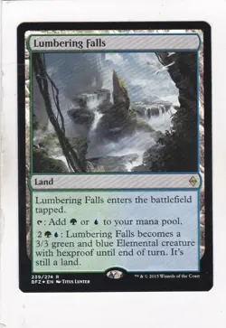 Magic: MTG: Battle for Zendikar: Foil: Lumbering Falls - Image 1