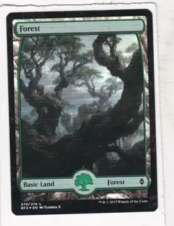 MTG: Battle for Zendikar: Foil: Forest #274 - Image 1