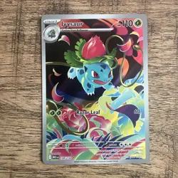 Pokemon TCG Ivysaur Illustration Rare Mega Evolutions 134/132 PSA MINT CONTENDER - Image 1