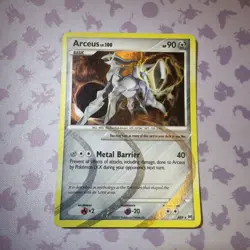 Pokemon TCG Arceus AR9 Holo Rare Platinum Moderate Play MP - Image 1