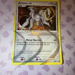 Pokemon TCG Arceus AR9 Holo Rare Platinum Moderate Play MP - Image 4