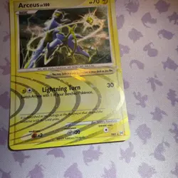 Arceus - AR6 - Pokemon Arceus Holo Card Lightly Played LP - Image 5