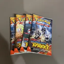 4x Pokemon Scarlet & Violet Surging Sparks Factory Sealed Booster Packs New - Image 1