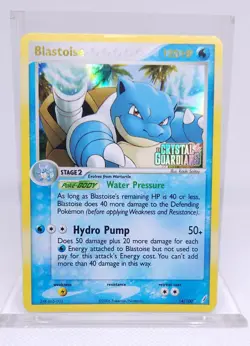 Pokemon Blastoise 14/100 EX Crystal Guardians Reverse Holo Stamped - Image 1
