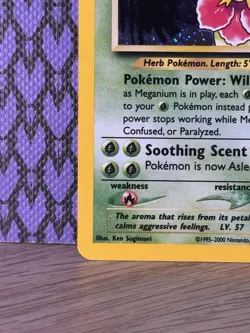 Pokemon TCG Meganium 11/111 Neo Genesis Holo Rare 2000 - Image 5