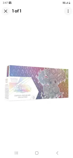 Pokemon Prismatic Evolutions Super Premium Collection Box - Factory Sealed - Image 1